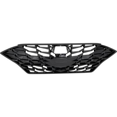 Rareelectrical - New Black Shell Grille Assembly Compatible With Hyundai Sonata Sel 4 Cyl 2.5L Sonata Sport 4 Cyl