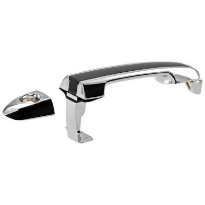 Rareelectrical - Front Driver Side Exterior Door Handle Compatible With 2006-2010 Hyundai Sonata Chrome Lever With