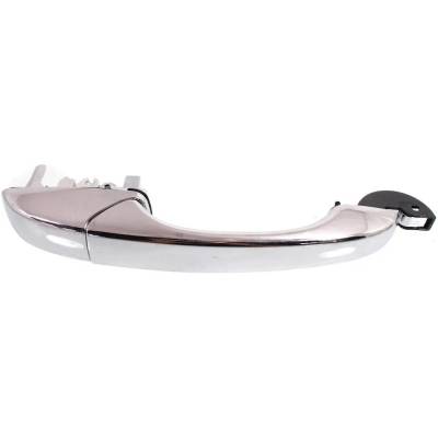 Rareelectrical - Rear Driver Side Exterior Door Handle Compatible With 2008-2019 Dodge Grand Caravan Chrome Without