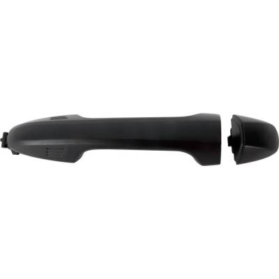 Rareelectrical - Front Driver Side Exterior Door Handle Compatible With 2016-2022 Toyota Tacoma Black Without Key