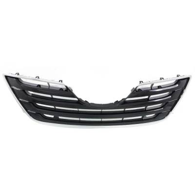 Rareelectrical - New OEM Replacement Chrome Shell Grille Assembly Compatible With Toyota Camry Xle 4 Cyl 2.4L Camry