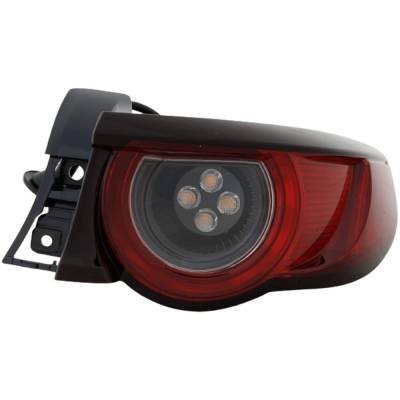 Rareelectrical - Tail Light Compatible With 2019-2021 Mazda 3 2.5L I4 Py-Vps Right Passenger Side 250Hp Replaces
