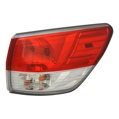 Rareelectrical - New Outer Right Tail Light Compatible With Nissan Pathfinder 2013 2014 2015 By Part Numbers