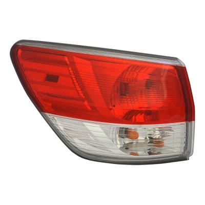 Rareelectrical - New Left Outer Tail Light Compatible With Nissan Pathfinder 2013 2014 2015 By Part Numbers Nr2804101