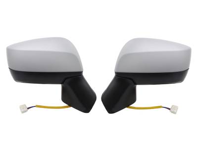Rareelectrical - New Door Mirror Pair Compatible With Subaru Legacy 2015-16 91036Al11a Su1321141 91059Al00a Su1320141