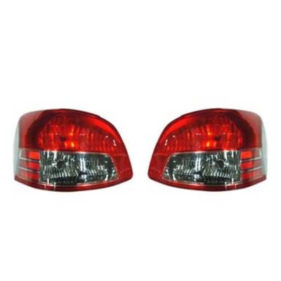 Rareelectrical - New Tail Light Pair Compatible With Toyota Yaris S Sedan 07 08 09 To2818140 81561-52680 To2819140