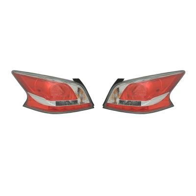 Rareelectrical - New Pair Tail Lights Compatible With Nissan Altima Exclusive Sv Sense 2014-2015 26550-9Hm2a