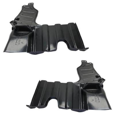 Rareelectrical - Engine Splash Guard Compatible With 2014 Kia Forte Forte5 Left And Right Plastic Guard