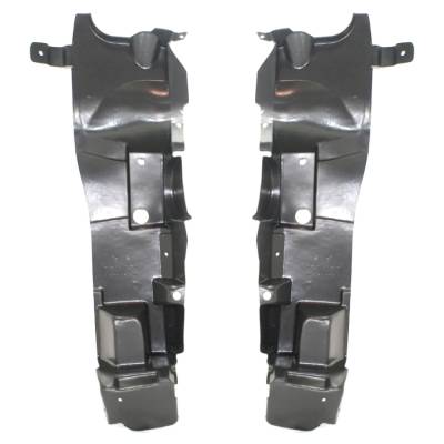 Rareelectrical - Engine Splash Guard Compatible With 2007-2009 Saturn Aura Left And Right Plastic Guard 22729193