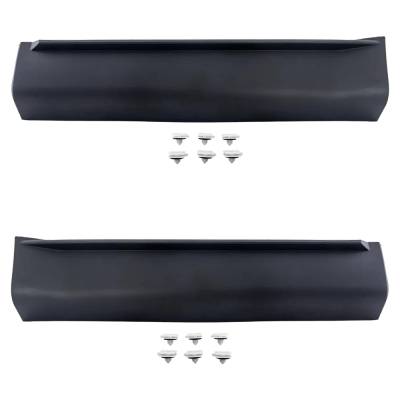 Rareelectrical - New Rear Left Lower And Rear Right Lower Door Molding And Beltlines Compatible With Ford Lincoln