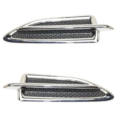 Rareelectrical - New Pair Of Fender Molding Compatible With Ford Escape Titanium 2014 For Models With Production Date