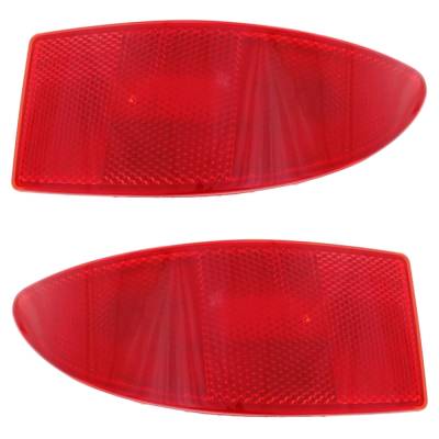 Rareelectrical - New Rear Left And Rear Right Bumper Reflector Compatible With Lexus Is250 Base 6 Cyl 2.5L Is250 C 6