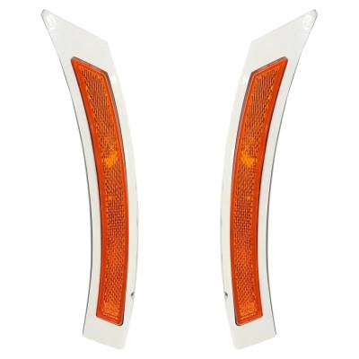 Rareelectrical - New Front Left And Front Right Bumper Reflector Compatible With Bmw M5 Base 550I Base 2006-2010 By