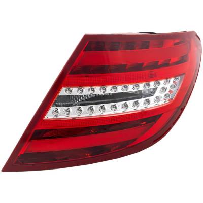 Rareelectrical - Tail Light Compatible With 2012-2015 Mercedes-Benz C250 C300 C350 C63 Amg 1.8L 3.0L I4 M271 M272
