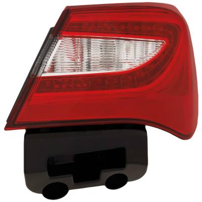 Rareelectrical - Tail Light Compatible With 2011-2014 Chrysler 200 2.4L 3.6L I4 Ed3 Right Passenger Side Halogen