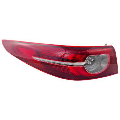 Rareelectrical - Tail Light Compatible With 2019-2021 Mazda 3 2.5L I4 Py-Vps Left Driver Side Led Rm73010106a 250Hp