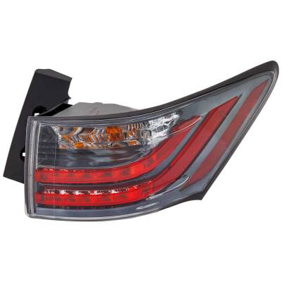 Rareelectrical - Tail Light Compatible With 2014-2017 Lexus Ct200h 1.8L I4 Right Passenger Side Halogen Rl73010037a