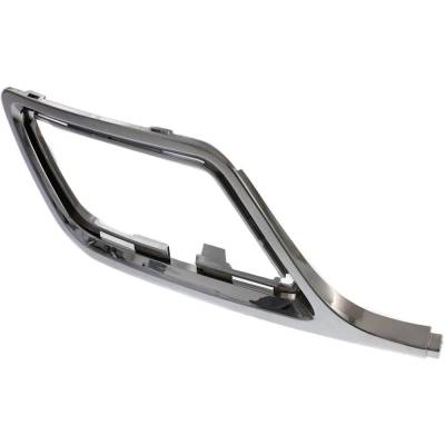 Rareelectrical - New Right Front Fog Light Trim Compatible With Lincoln Mkz Base 6 Cyl 3.5L Mkz Hybrid 4 Cyl 2.5L