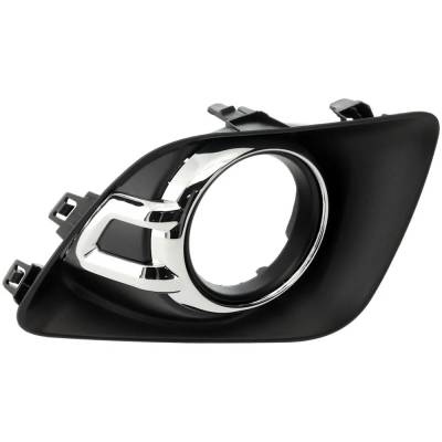 Rareelectrical - New Chrome Fog Light Trim Compatible With Mitsubishi Outlander Sport Es Rvr Se Rvr Es Gt Outlander