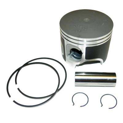 Rareelectrical - New Starboard Side .030 Over Piston Kit With Rings Compatible With 2000-2013 Yamaha V6 Hpdi