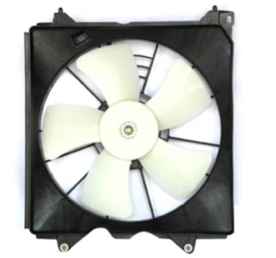 Rareelectrical - New Left Driver Side Engine Cooling Fan Assembly Compatible With 2008-2010 Honda Accord