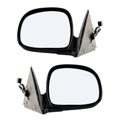 Rareelectrical - New Door Mirrors Pair Fits Chevrolet S10 Ls Ss Zr2 Base 1998 15151117 15151118