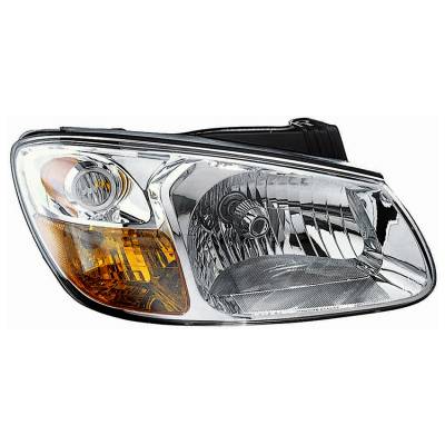 Rareelectrical - New Passenger Side Halogen Headlight Compatible With Kia Spectra Ex Sedan 2007-2009 By Part Number