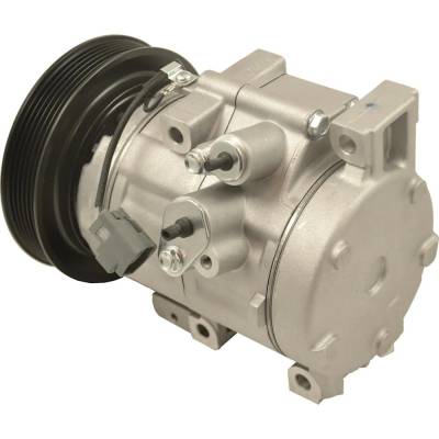 Rareelectrical - New 6-Groove Pulley A/C Compressor Compatible With Mazda 3 Sport Gs 4 Cyl 2.5L 3 S Grand Touring 4