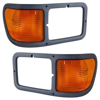 Rareelectrical - New Pair Of Parking Light Compatible With Ford F-650 Xlt 10 Cyl 6.8L F-650 Base 8 Cyl 6.0L 2000-2015