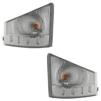 Rareelectrical - New Front Left And Front Right Turn Signal Light Compatible With Gmc Isuzu W4500 Forward W4s042