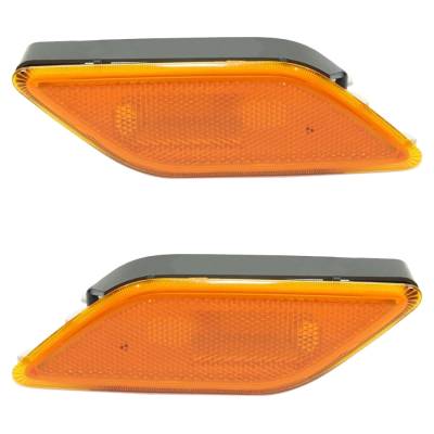 Rareelectrical - New Front Left And Front Right Side Marker Compatible With Mercedes Benz E350 4Matic E350 4Matic 6