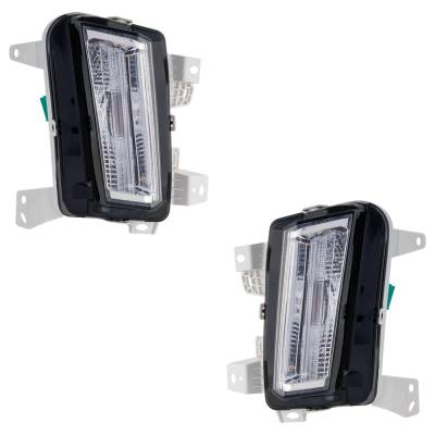 RAREELECTRICAL - New Front Left And Front Right Turn Signal Light Compatible With Cadillac Xt5 Platinum 6 Cyl 3.6L