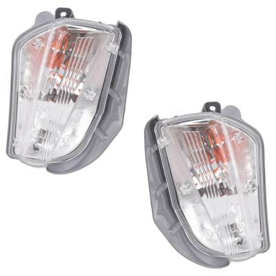 Rareelectrical - New Front Left And Front Right Turn Signal Light Compatible With Toyota Prius V Three Prius V Two