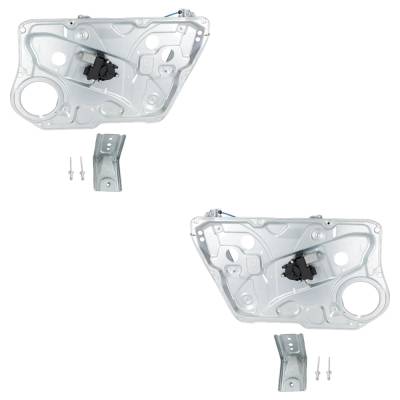 Rareelectrical - New Front Left And Front Right Window Regulator Compatible With Hyundai Genesis 3.8 6 Cyl 3.8L