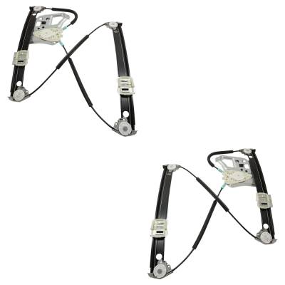 Rareelectrical - New Front Left And Front Right Window Regulator Compatible With Mercedes Benz S55 Amg Base S430 Base