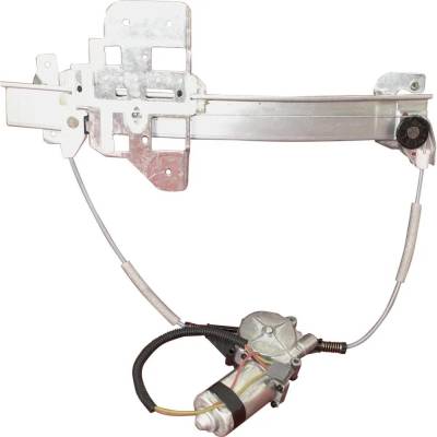 Rareelectrical - New Right Rear Window Regulator With Motor Compatible With Lincoln Town Car Cypress 8 Cyl 4.6L