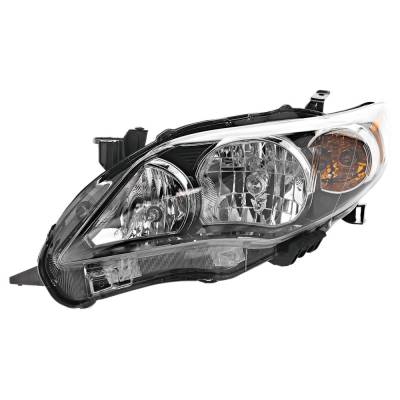 Rareelectrical - Headlight Compatible With 2011-2013 Toyota Corolla 1.8L I4 Left Driver Side Halogen Rept100362q