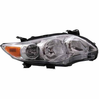 Rareelectrical - New Headlight Compatible With 2011-2013 Toyota Corolla 1.8L I4 Right Passenger Side Halogen