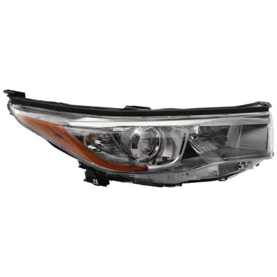 Rareelectrical - New Headlight Compatible With 2014-2016 Toyota Highlander 2.7L 3.5L I4 Right Passenger Side Halogen
