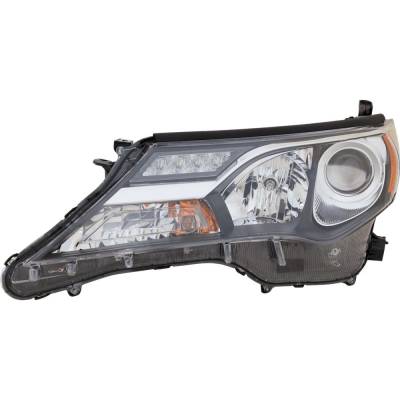Rareelectrical - Headlight Compatible With 2013-2015 Toyota Rav4 2.5L I4 Left Driver Side Halogen Rept100190q 176Hp