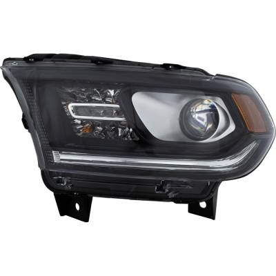 Rareelectrical - Headlight Compatible With 2014-2017 Dodge Durango 3.6L 5.7L V6 Hellcat Left Driver Side Halogen