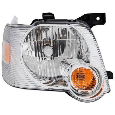 Rareelectrical - Headlight Compatible With 2006-2010 Ford Explorer Explorer Sport Trac 4.0L 4.6L V6 Right Passenger