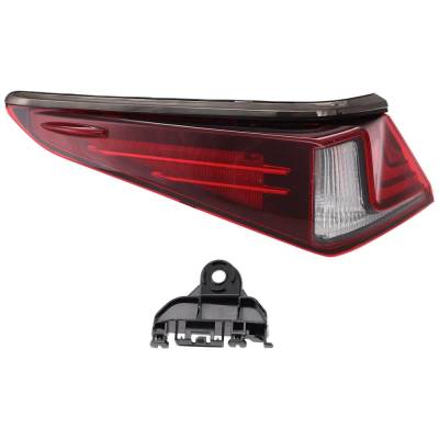 Rareelectrical - New Left Outer Tail Light Compatible With Lexus Es250 Base 4 Cyl 2.5L Es300h F Sport 4 Cyl 2.5L