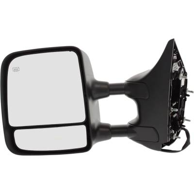 Rareelectrical - Side Mirror Compatible With 2004-2012 Volvo Vnl 12.8L 14.9L I6 Left Driver Side 565Hp Replaces