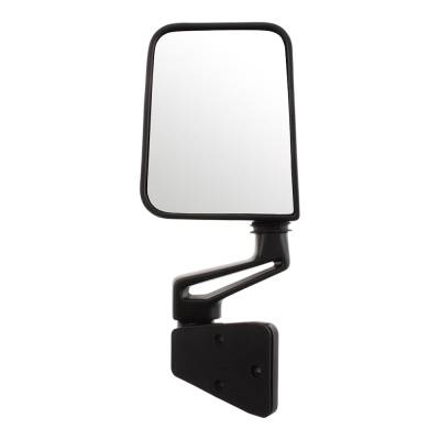 Rareelectrical - Side Mirror Compatible With 1987-2002 Jeep Wrangler Left Driver Side Replaces Ch1320296 55027207