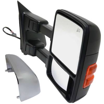 Rareelectrical - Side Mirror Compatible With 2011-2016 Ford F-250 Super Duty F-350 Super Duty F-450 F-550 6.2L 6.7L