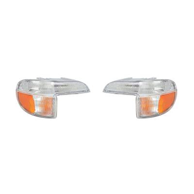 Rareelectrical - New Pair Of Turn Signal Lights Compatible With Ford Explorer 95-01 F67z-13200-Aa Fo2521130 Fo2520130