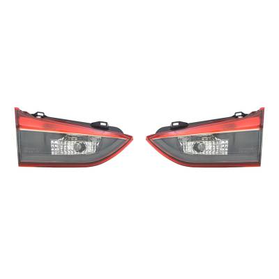 Rareelectrical - New Inner Tail Light Pair Compatible With Mazda 6 2014-15 Ma2802110 Ghk1-51-3F0d Ghk1513g0d