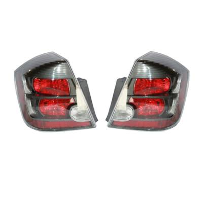 Rareelectrical - New Tail Light Pair Compatible With Nissan Sentra 2.5L 2008 2009 26550Et80c Ni2801178 26550-Et80c