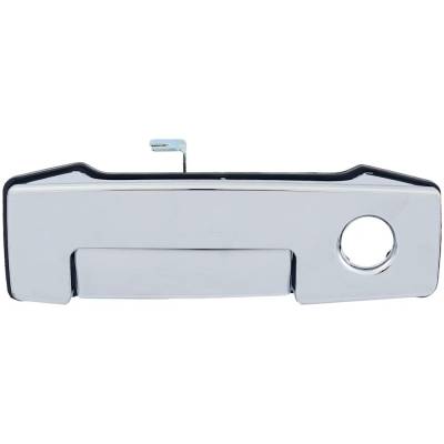 Rareelectrical - Left Rear Exterior Door Handle Compatible With 2013-2021 Nissan Nv200 Chevrolet City Chrome With Key